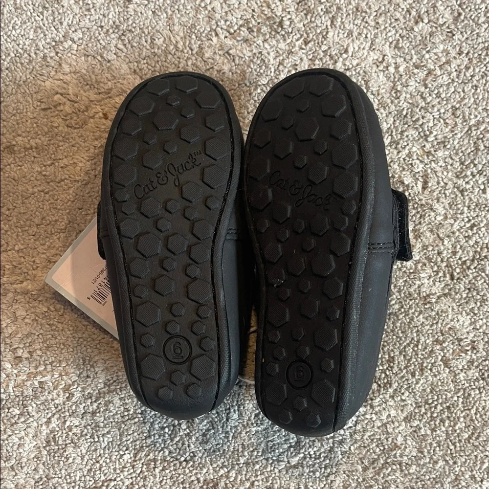 Cat & Jack Black Moccasin Kids Shoes
